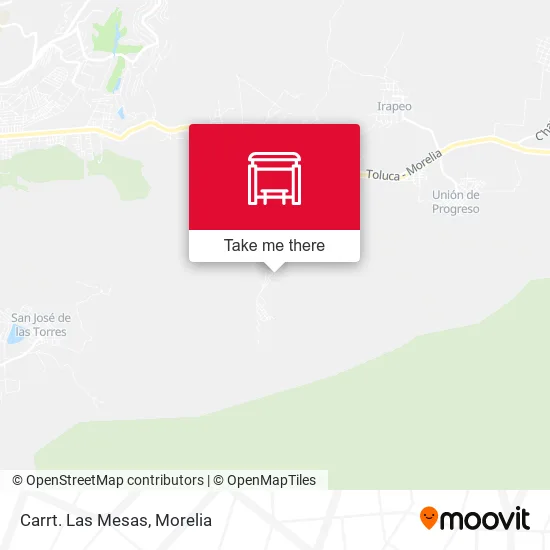 Carrt. Las Mesas map