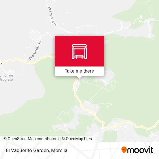 El Vaquerito Garden map