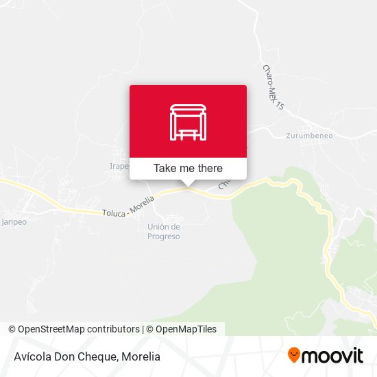Mapa de Avícola Don Cheque