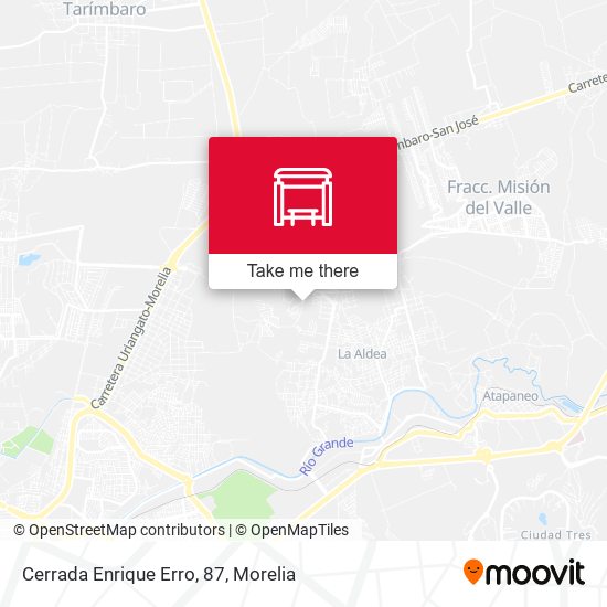 Cerrada Enrique Erro, 87 map