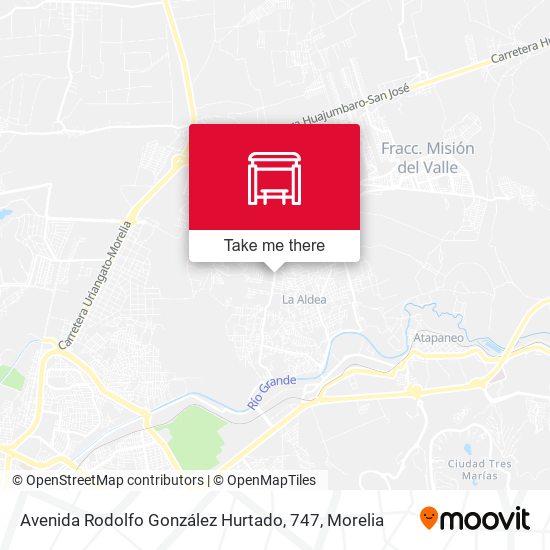 Mapa de Avenida Rodolfo González Hurtado, 747