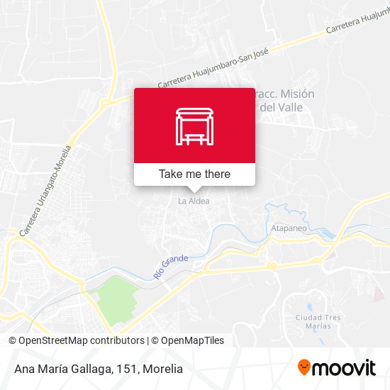 Ana María Gallaga, 151 map