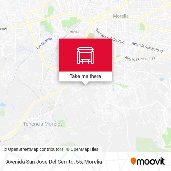Avenida San José Del Cerrito, 55 map
