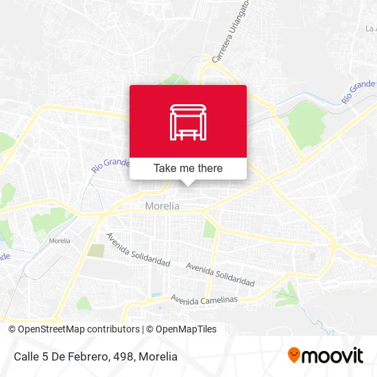 Calle 5 De Febrero, 498 map