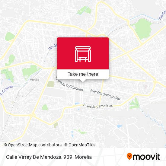 Calle Virrey De Mendoza, 909 map