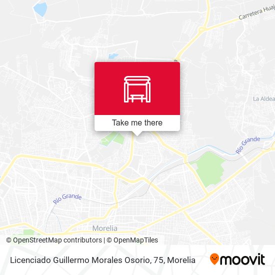 Licenciado Guillermo Morales Osorio, 75 map