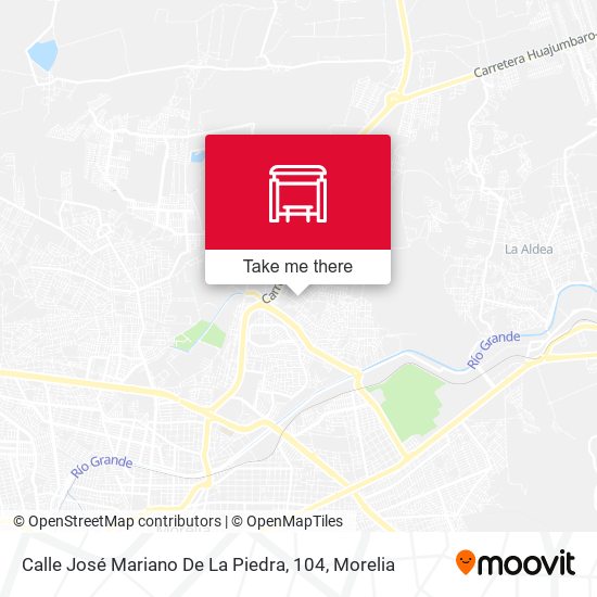 Mapa de Calle José Mariano De La Piedra, 104