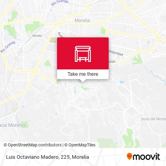 Luis Octaviano Madero, 225 map