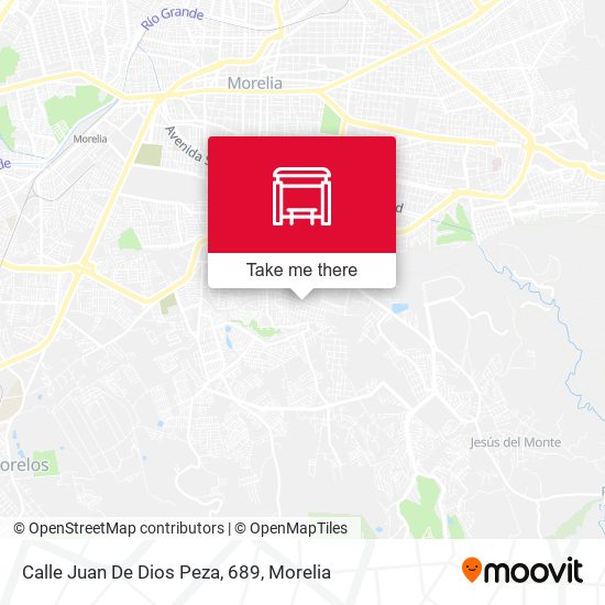 Mapa de Calle Juan De Dios Peza, 689