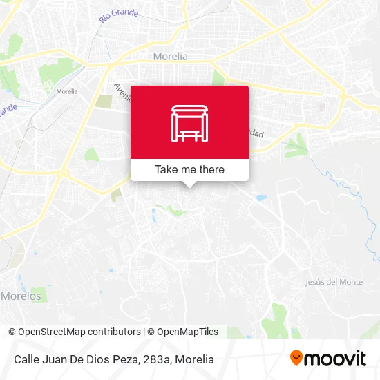 Calle Juan De Dios Peza, 283a map