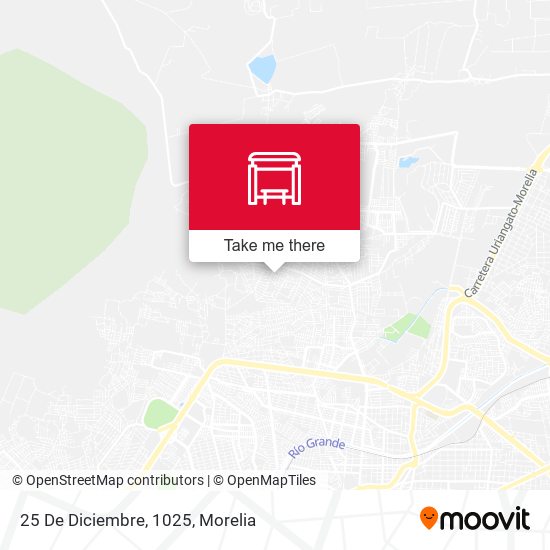 Mapa de 25 De Diciembre, 1025