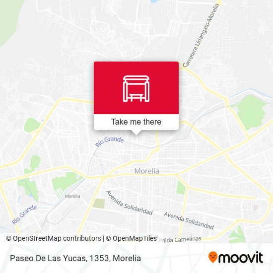 Paseo De Las Yucas, 1353 map