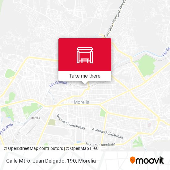 Mapa de Calle Mtro. Juan Delgado, 190