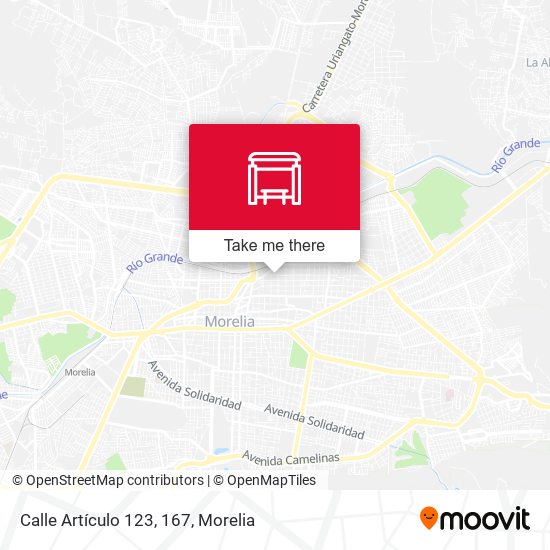 Mapa de Calle Artículo 123, 167