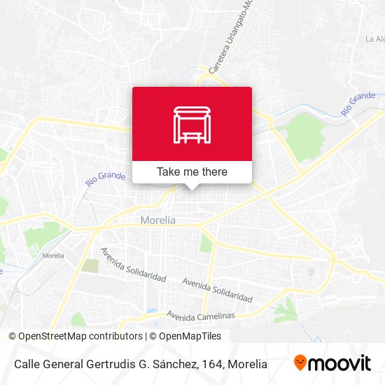 Mapa de Calle General Gertrudis G. Sánchez, 164