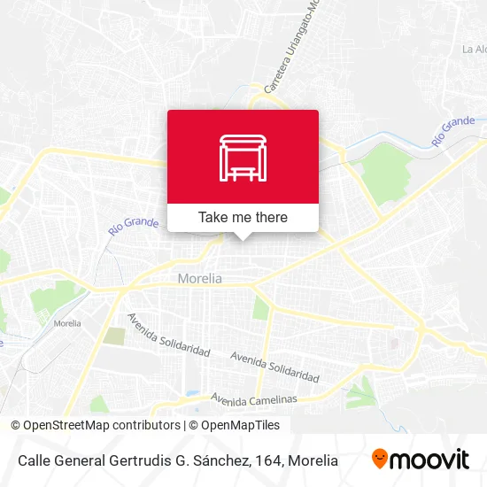 Calle General Gertrudis G. Sánchez, 164 map