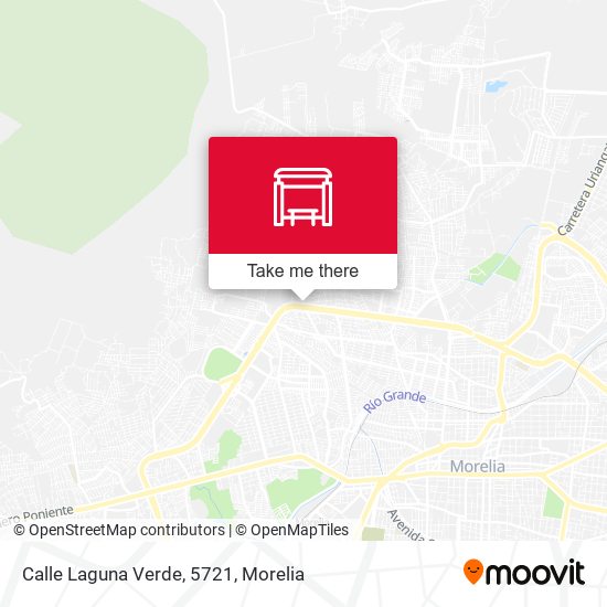 Mapa de Calle Laguna Verde, 5721