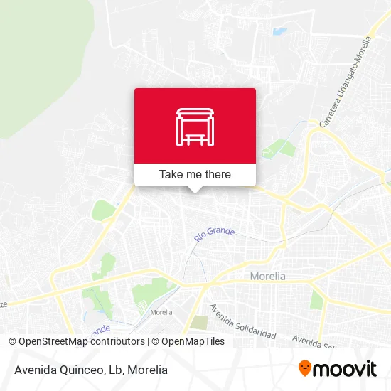 Avenida Quinceo, Lb map