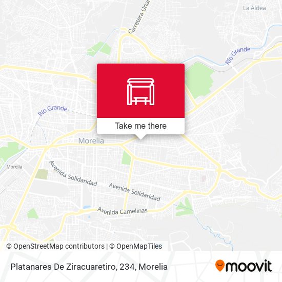 Platanares De Ziracuaretiro, 234 map