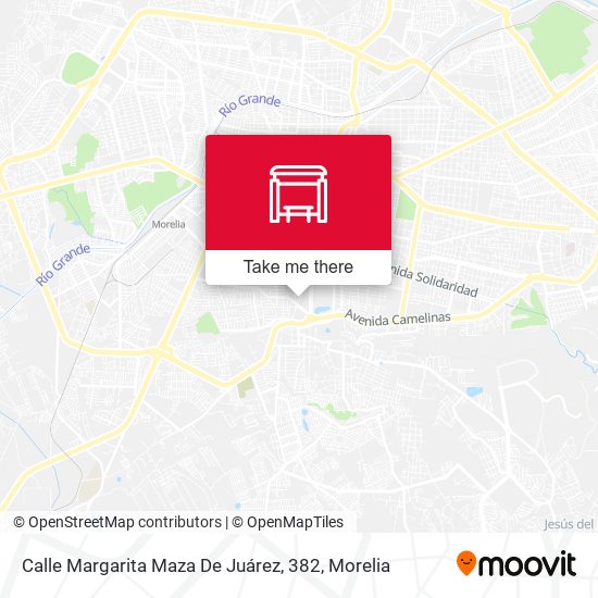 Mapa de Calle Margarita Maza De Juárez, 382