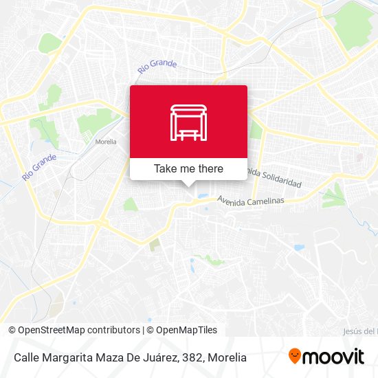 Mapa de Calle Margarita Maza De Juárez, 382