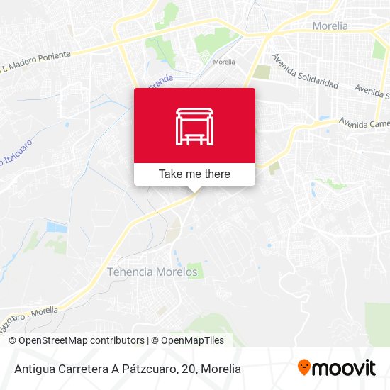 Antigua Carretera A Pátzcuaro, 20 map