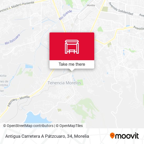Antigua Carretera A Pátzcuaro, 34 map