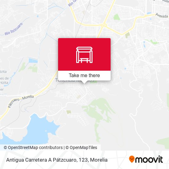 Mapa de Antigua Carretera A Pátzcuaro, 123