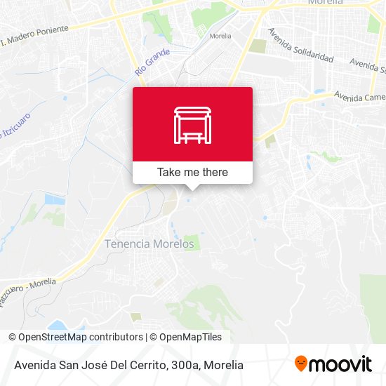 Avenida San José Del Cerrito, 300a map