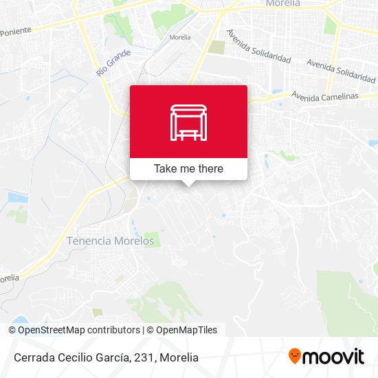Cerrada Cecilio García, 231 map