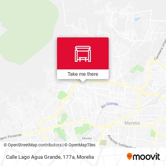 Mapa de Calle Lago Agua Grande, 177a