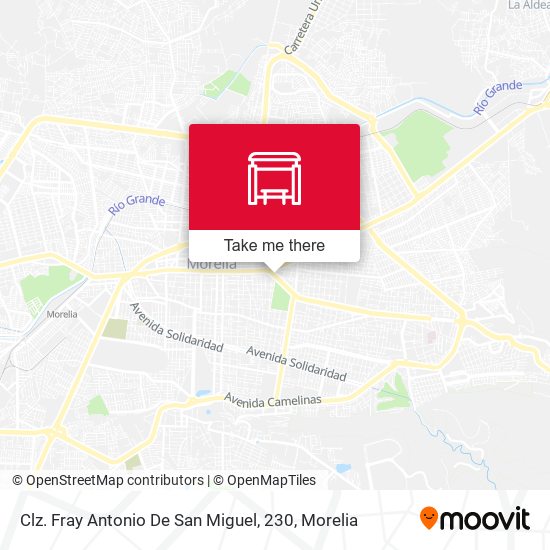 Clz. Fray Antonio De San Miguel, 230 map