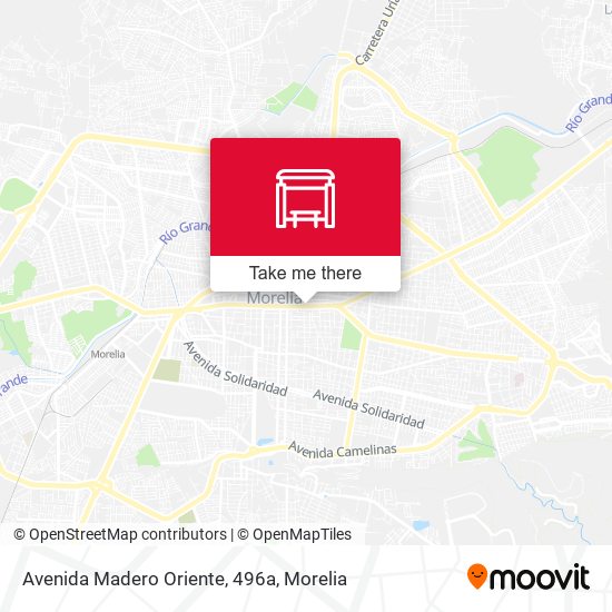 Avenida Madero Oriente, 496a map