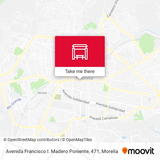 Avenida Francisco I. Madero Poniente, 471 map