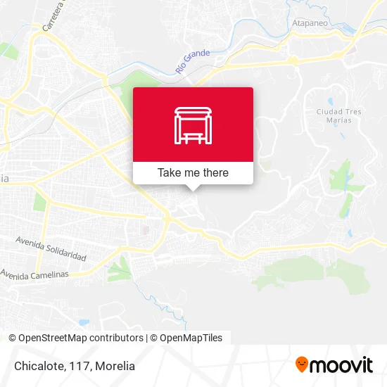 Chicalote, 117 map