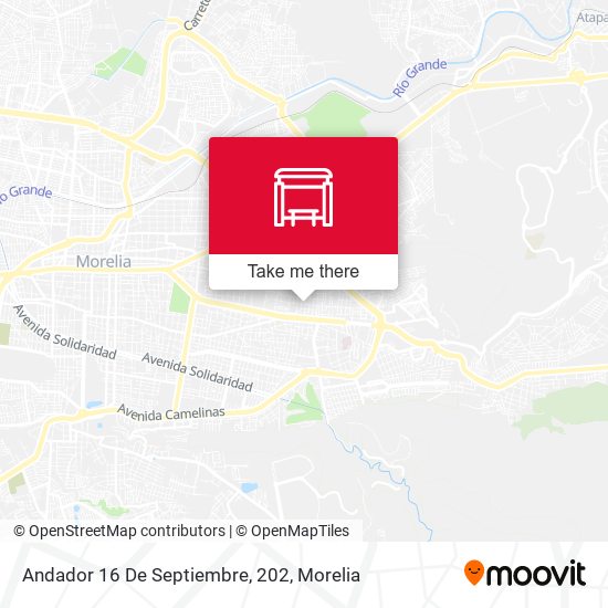 Andador 16 De Septiembre, 202 map