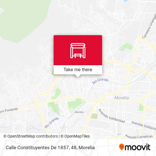 Calle Constituyentes De 1857, 48 map