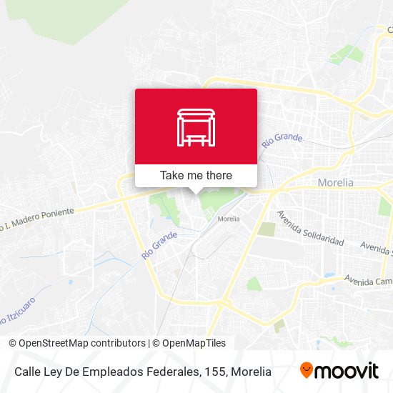 Mapa de Calle Ley De Empleados Federales, 155