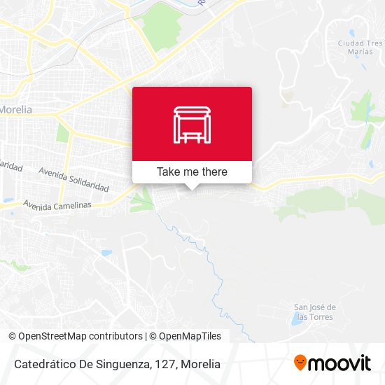 Catedrático De Singuenza, 127 map
