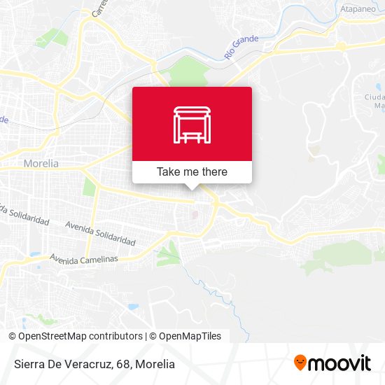 Mapa de Sierra De Veracruz, 68