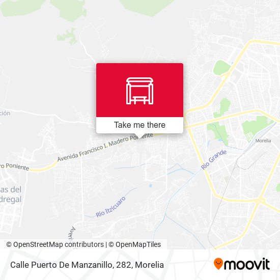 Mapa de Calle Puerto De Manzanillo, 282