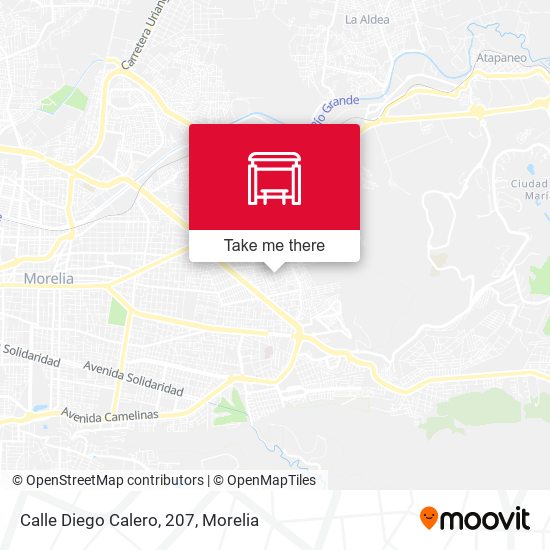 Mapa de Calle Diego Calero, 207