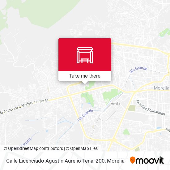 Calle Licenciado Agustín Aurelio Tena, 200 map
