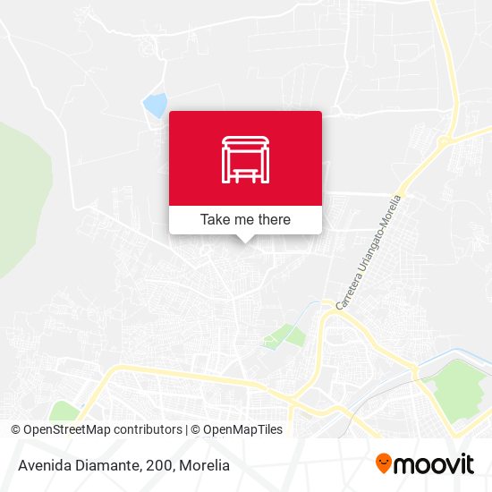 Mapa de Avenida Diamante, 200