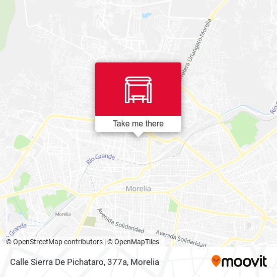Mapa de Calle Sierra De Pichataro, 377a