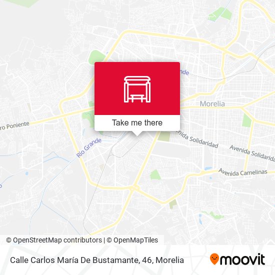Mapa de Calle Carlos María De Bustamante, 46