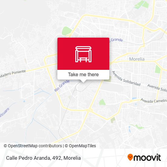 Mapa de Calle Pedro Aranda, 492