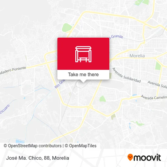 José Ma. Chico, 88 map