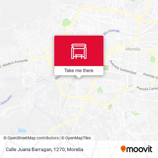 Calle Juana Barragan, 1270 map