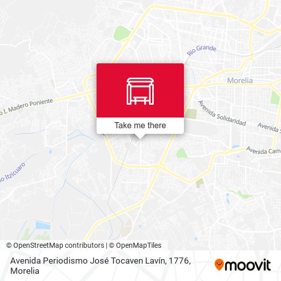 Mapa de Avenida Periodismo José Tocaven Lavín, 1776